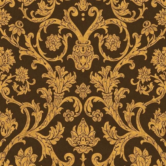 Papel Tapiz Marca Wallpaperdeco Modelo 2080 Metalico Dorado - Wallpaperdeco