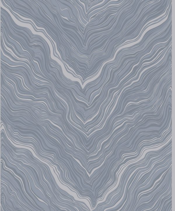 Papel Tapiz 16c3002 5m2 Suede Marmol 3d Gris Plata Sala