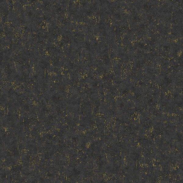 Papel Tapiz Mc120034 5m2 Textura Negro Dorado