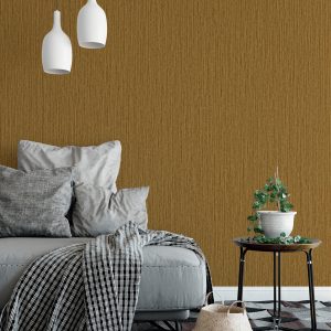 Papel Tapiz Ma160804 Wallpaperdeco Lino Dorado Cafe