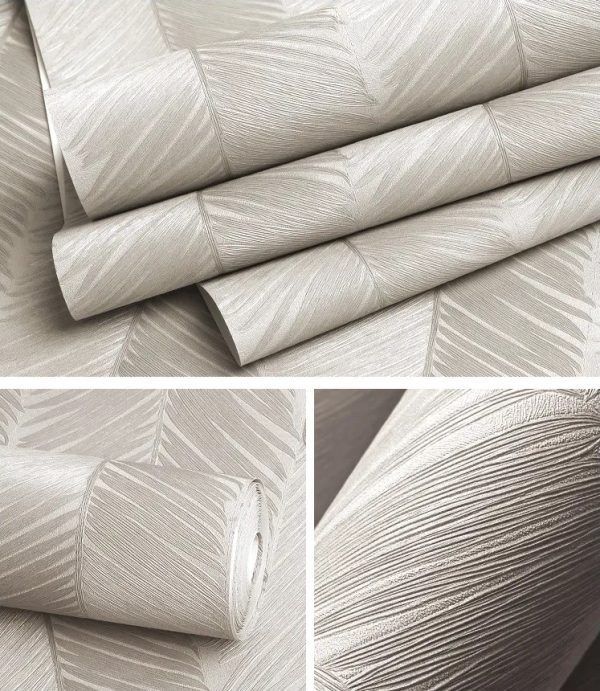 Papel Tapiz Ugg230402 5m2 Plumas Arena Café