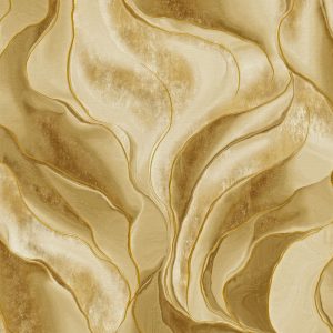 Papel Tapiz Ms170802 Wallpaperdeco Marmol Ondas Ocre