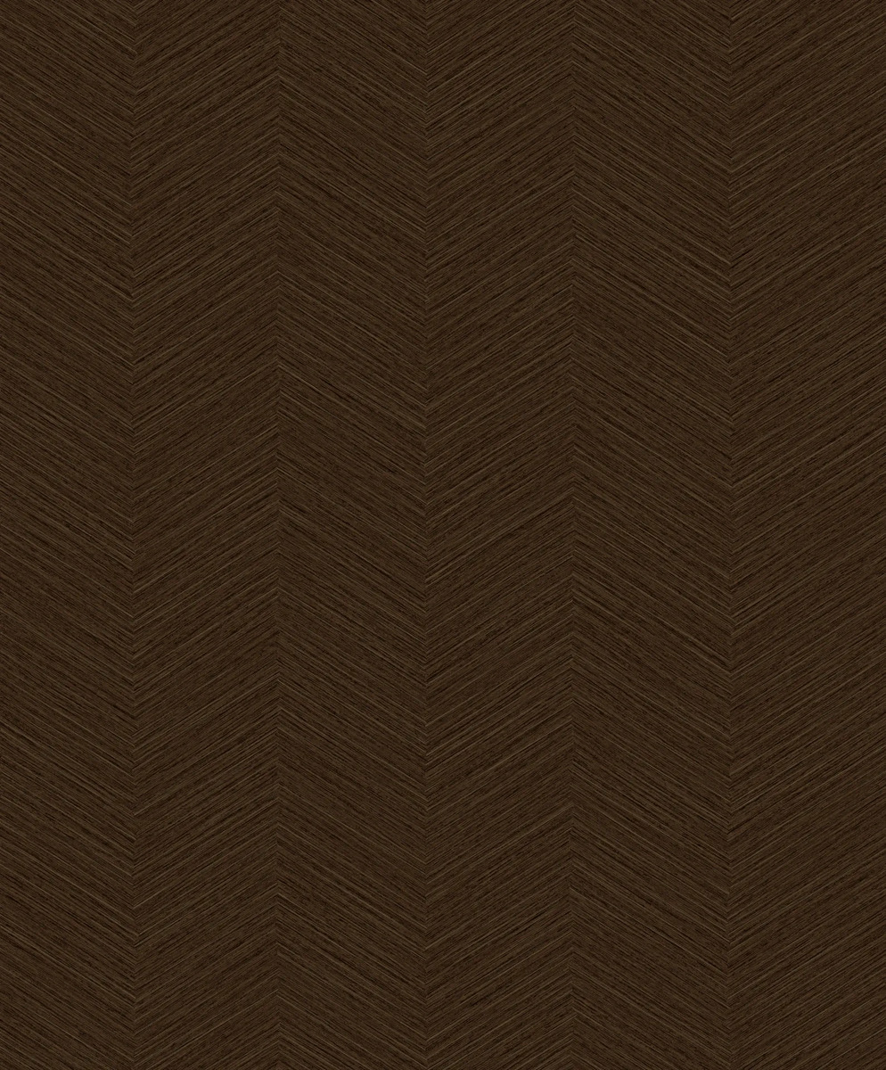 Papel Tapiz Lp261408 5m2 Textura Figura Chevron Cafe Obscuro